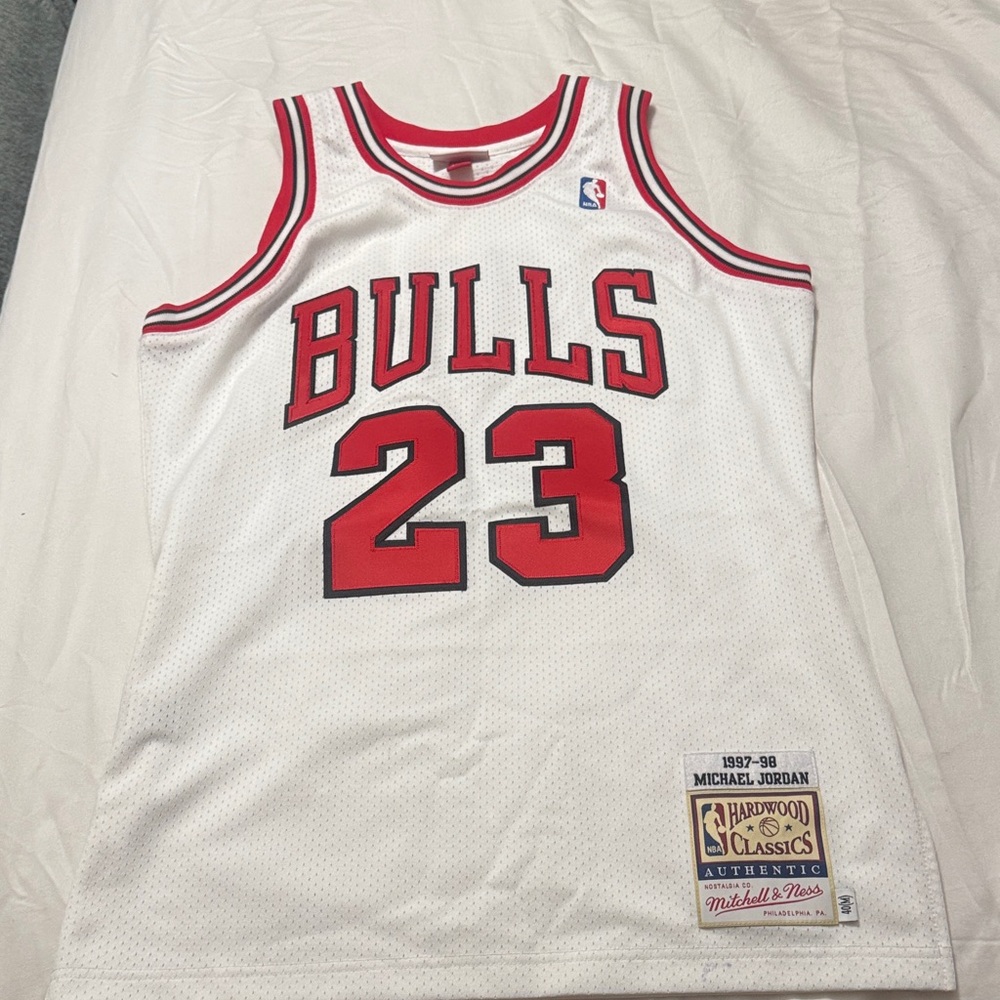 NBA Bulls Jersey - Red and White